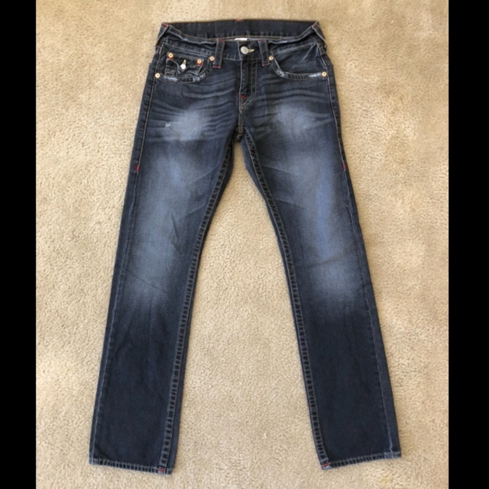 Men’s True Religion slim straight jeans size 29